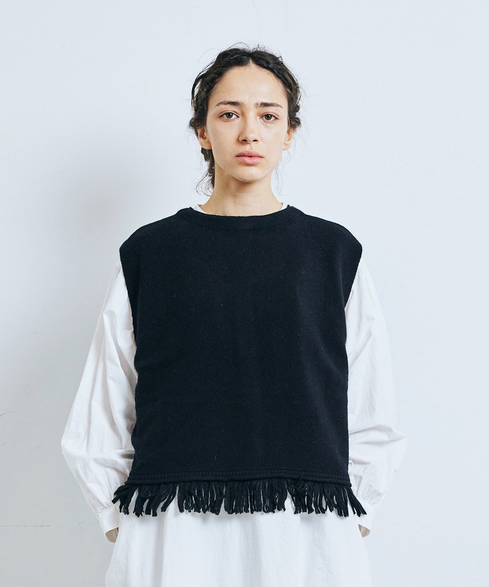 FRINGE 2WAY KNIT VESTʥΡۥ磻ȡ<img class='new_mark_img2' src='https://img.shop-pro.jp/img/new/icons1.gif' style='border:none;display:inline;margin:0px;padding:0px;width:auto;' />