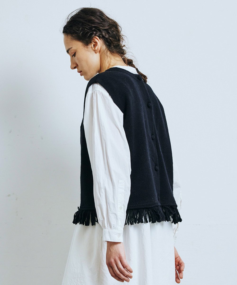 FRINGE 2WAY KNIT VESTʥΡۥ磻ȡ<img class='new_mark_img2' src='https://img.shop-pro.jp/img/new/icons1.gif' style='border:none;display:inline;margin:0px;padding:0px;width:auto;' />