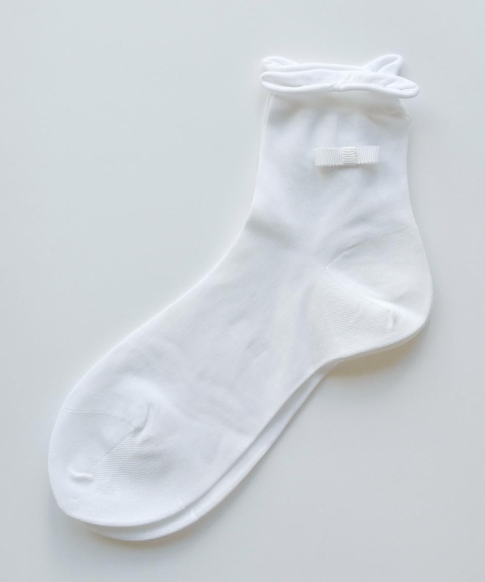 RIBBON SOCKSPINKWHITEGOLD<img class='new_mark_img2' src='https://img.shop-pro.jp/img/new/icons1.gif' style='border:none;display:inline;margin:0px;padding:0px;width:auto;' />