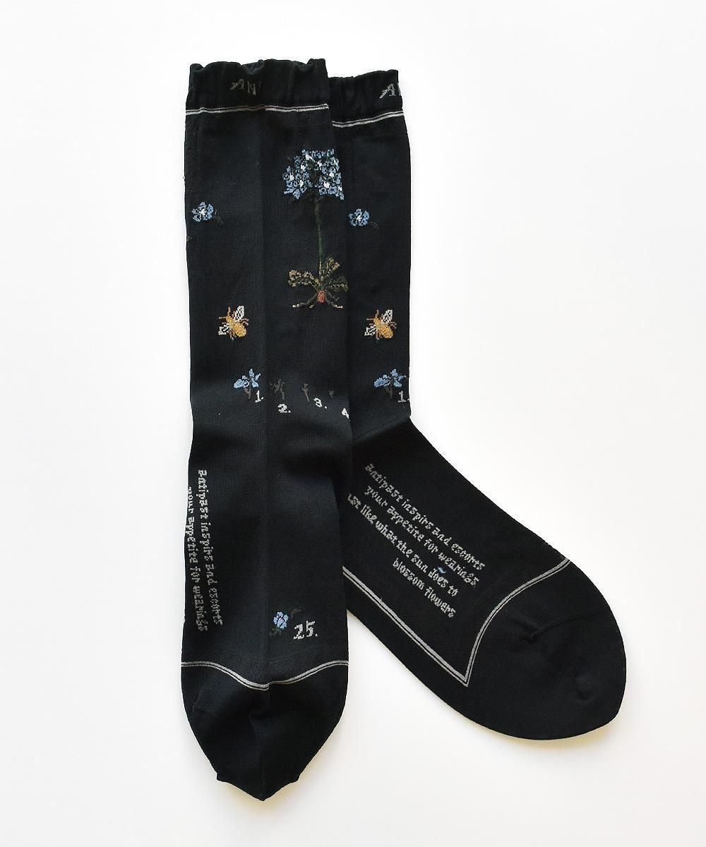 BOTANICAL XVI SOCKSBLACKCAMELIVORY<img class='new_mark_img2' src='https://img.shop-pro.jp/img/new/icons1.gif' style='border:none;display:inline;margin:0px;padding:0px;width:auto;' />