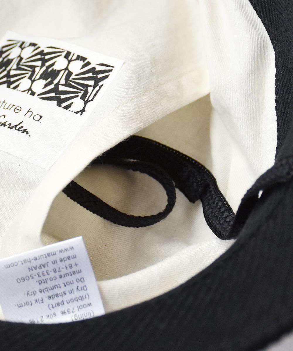 cotton bishu ridge hatblack<img class='new_mark_img2' src='https://img.shop-pro.jp/img/new/icons1.gif' style='border:none;display:inline;margin:0px;padding:0px;width:auto;' />