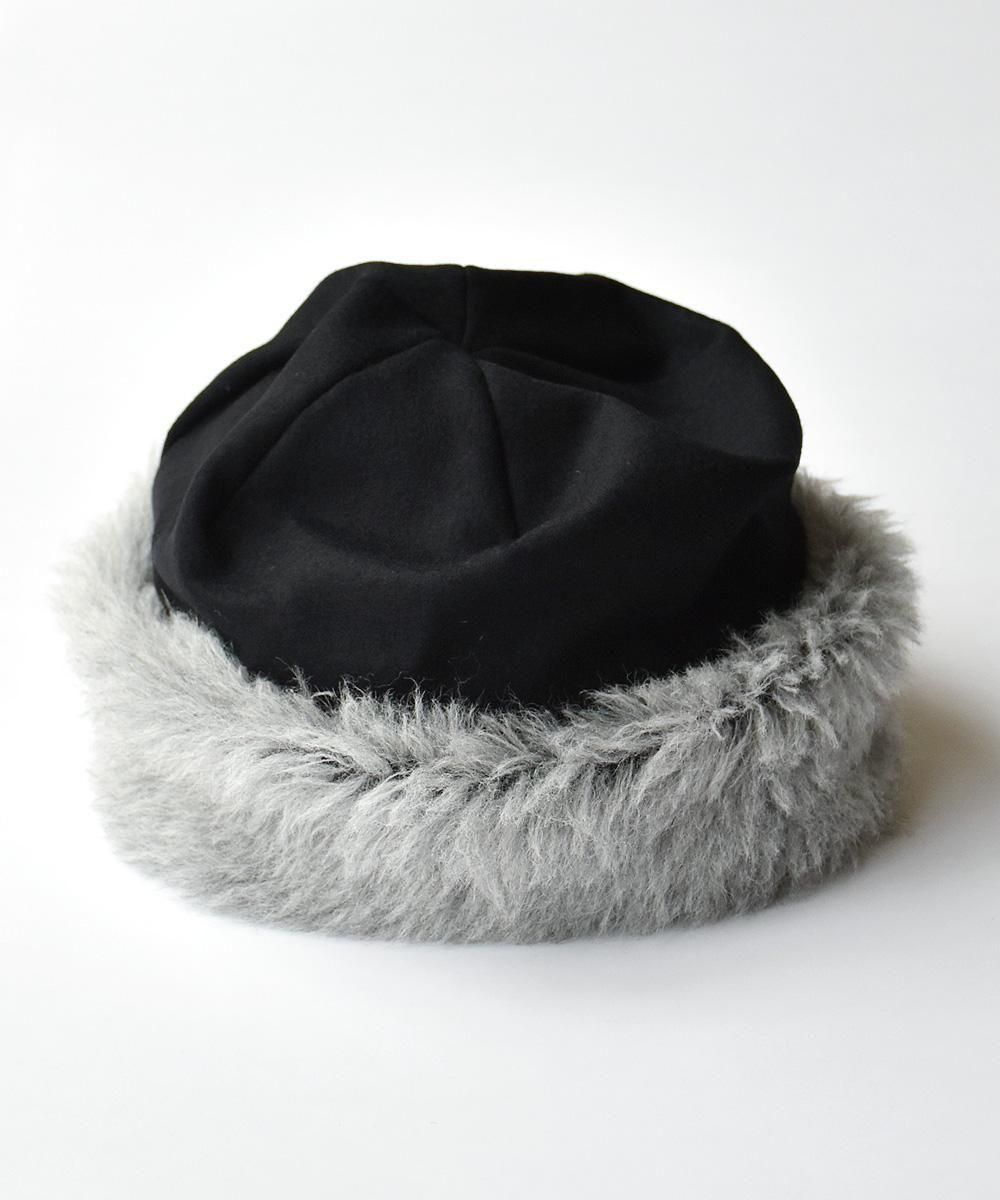 reversible beanie – alpaca furgreyblack<img class='new_mark_img2' src='https://img.shop-pro.jp/img/new/icons1.gif' style='border:none;display:inline;margin:0px;padding:0px;width:auto;' />