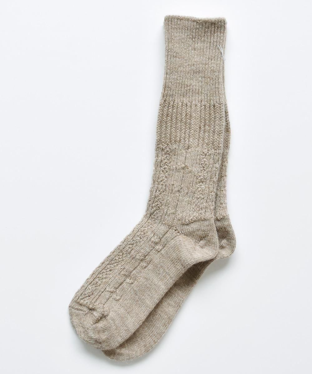 CABLE SOCKSBEIGEIVORY<img class='new_mark_img2' src='https://img.shop-pro.jp/img/new/icons1.gif' style='border:none;display:inline;margin:0px;padding:0px;width:auto;' />