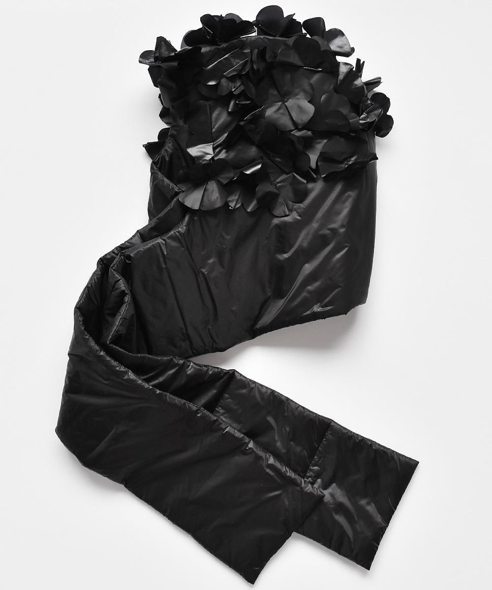 Nylon Fooded MufflerBLACK<img class='new_mark_img2' src='https://img.shop-pro.jp/img/new/icons1.gif' style='border:none;display:inline;margin:0px;padding:0px;width:auto;' />
