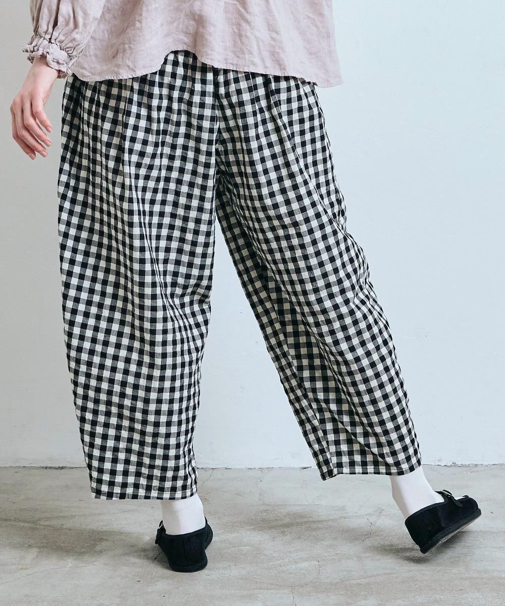 DRY COTTON GIMGHAM KLIMT PANTS<img class='new_mark_img2' src='https://img.shop-pro.jp/img/new/icons1.gif' style='border:none;display:inline;margin:0px;padding:0px;width:auto;' />