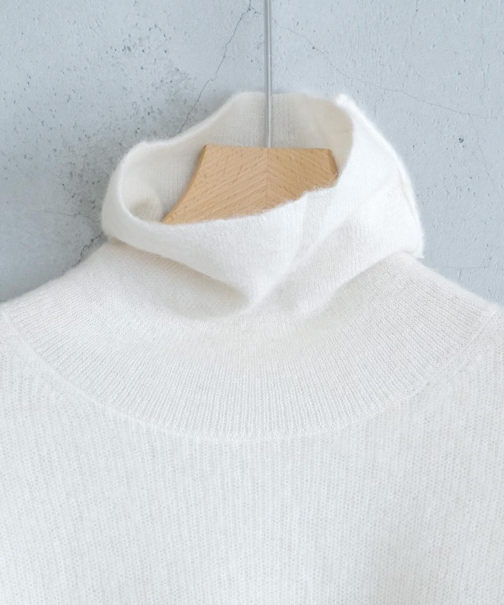 GATHER SLEEVE ALPACA KNIT TURTLE PULL OVERʥߥ륯<img class='new_mark_img2' src='https://img.shop-pro.jp/img/new/icons1.gif' style='border:none;display:inline;margin:0px;padding:0px;width:auto;' />