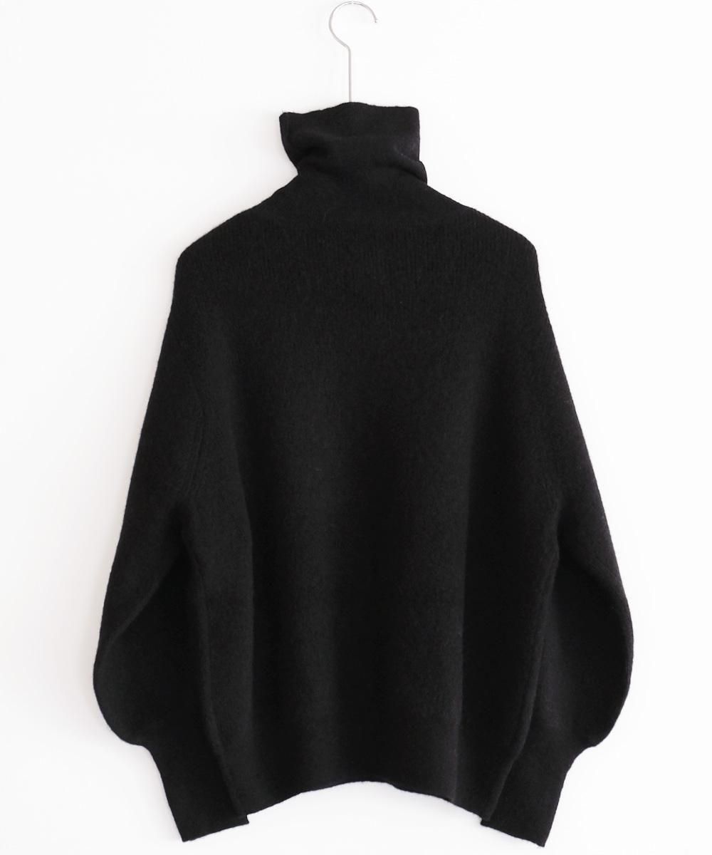 GATHER SLEEVE ALPACA KNIT TURTLE PULL OVERʥ֥å<img class='new_mark_img2' src='https://img.shop-pro.jp/img/new/icons1.gif' style='border:none;display:inline;margin:0px;padding:0px;width:auto;' />