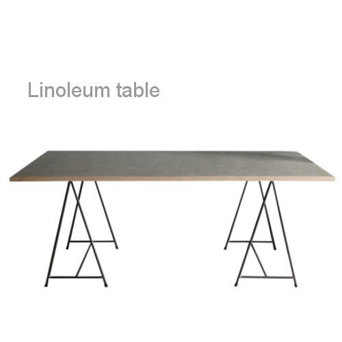 Linoleum SAW HORSEテーブル | 上品なマット感のテーブル