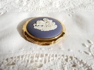 ヴィンテージ帆船カメオ(バックル)