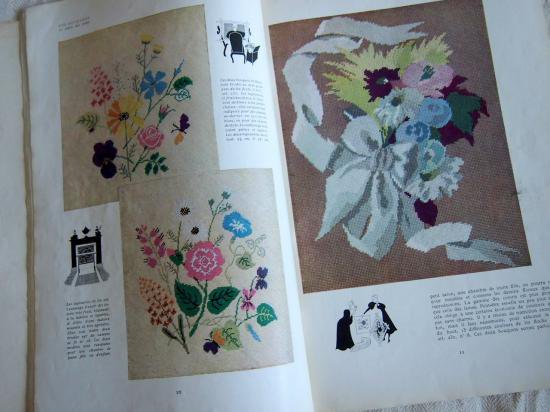 フランス　1934年の手芸書【Les OUVRAGES】 - Marica Designu0026 Vintage