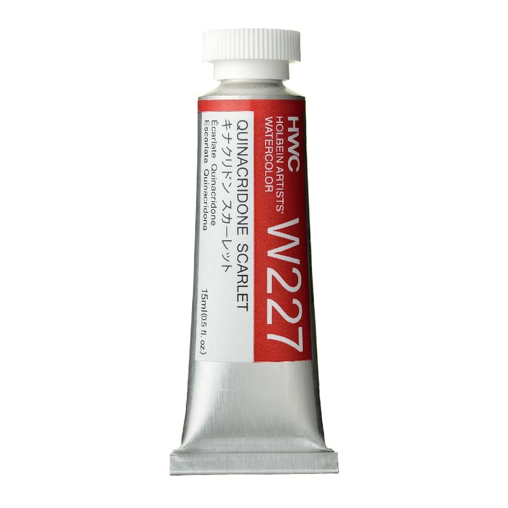 透明水彩絵具 5ml W027 キナクリドン スカーレット