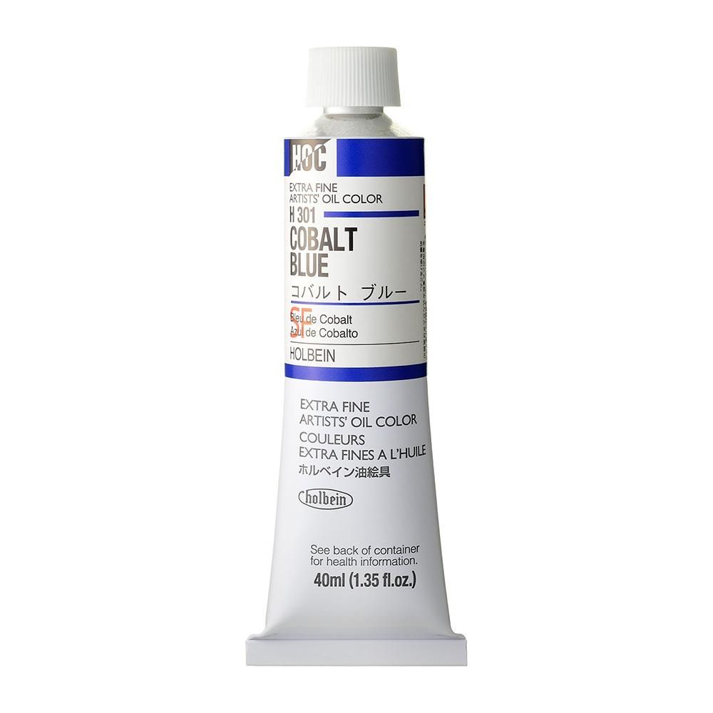 ホルベイン油絵具 油絵具 40ml H301 コバルト ブルー