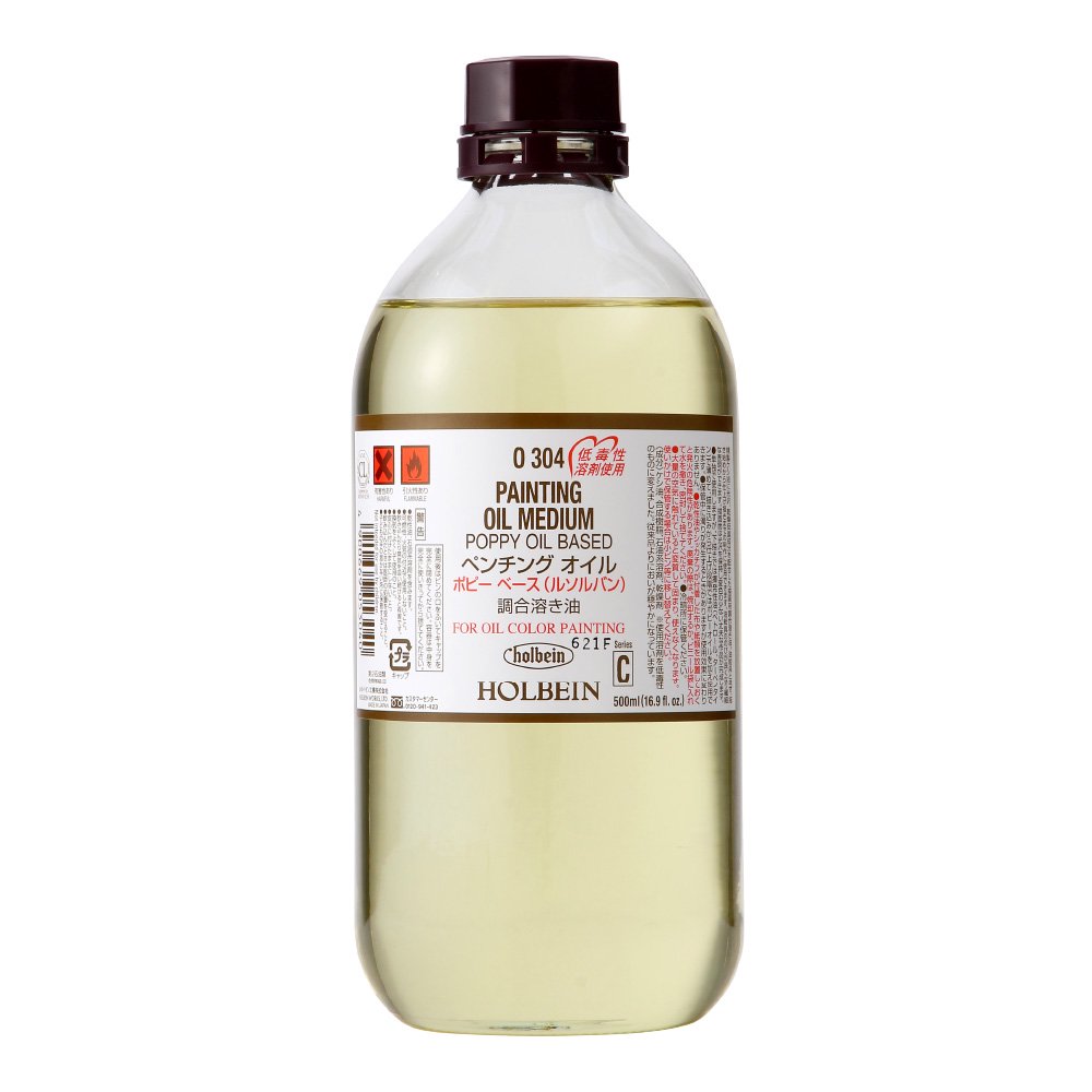 画用液 500ml O304 ペンチング オイル（ポピー ベース）（旧：ルソルバン）