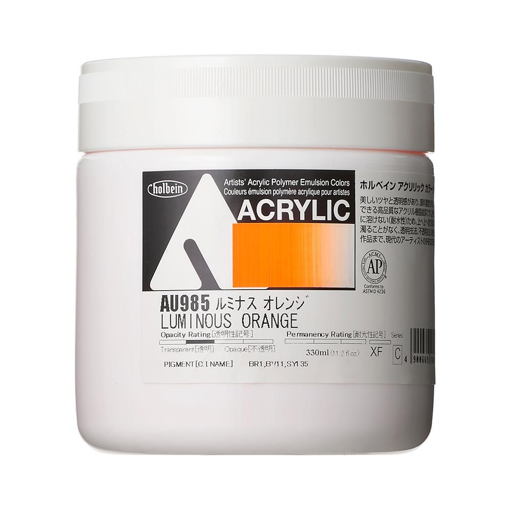 【公式ショップ】 アクリリック カラー［ヘビーボディ］ 330ml AU985 ルミナス 絵の具+ポスターカラー