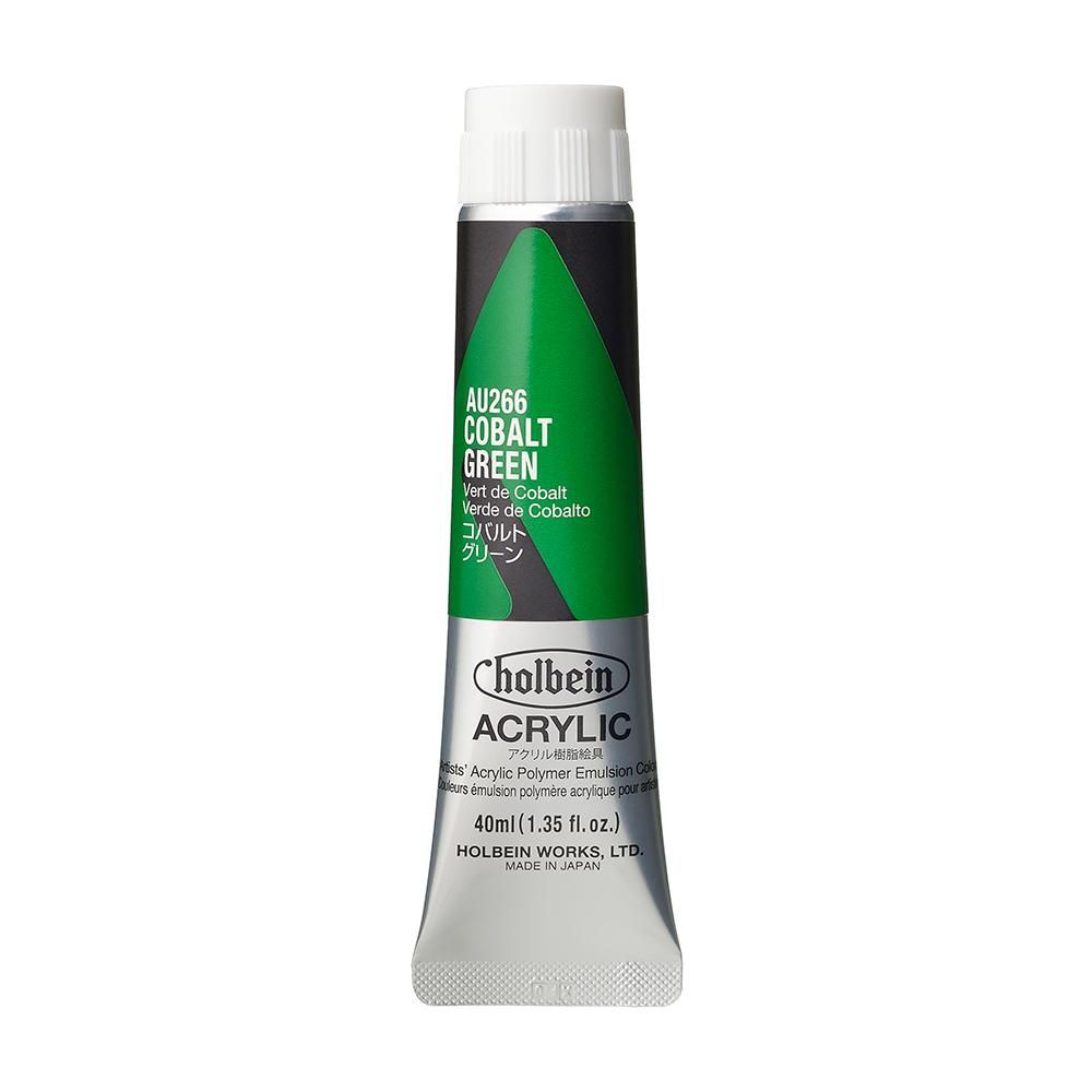 (未使用･未開封品)　ホルベイン アクリル絵具 アクリリックカラー コバルトグリーン AU866 330ml vf3p617 アクリリック カラー［ヘビーボディ］ 330ml AU866 コバルト