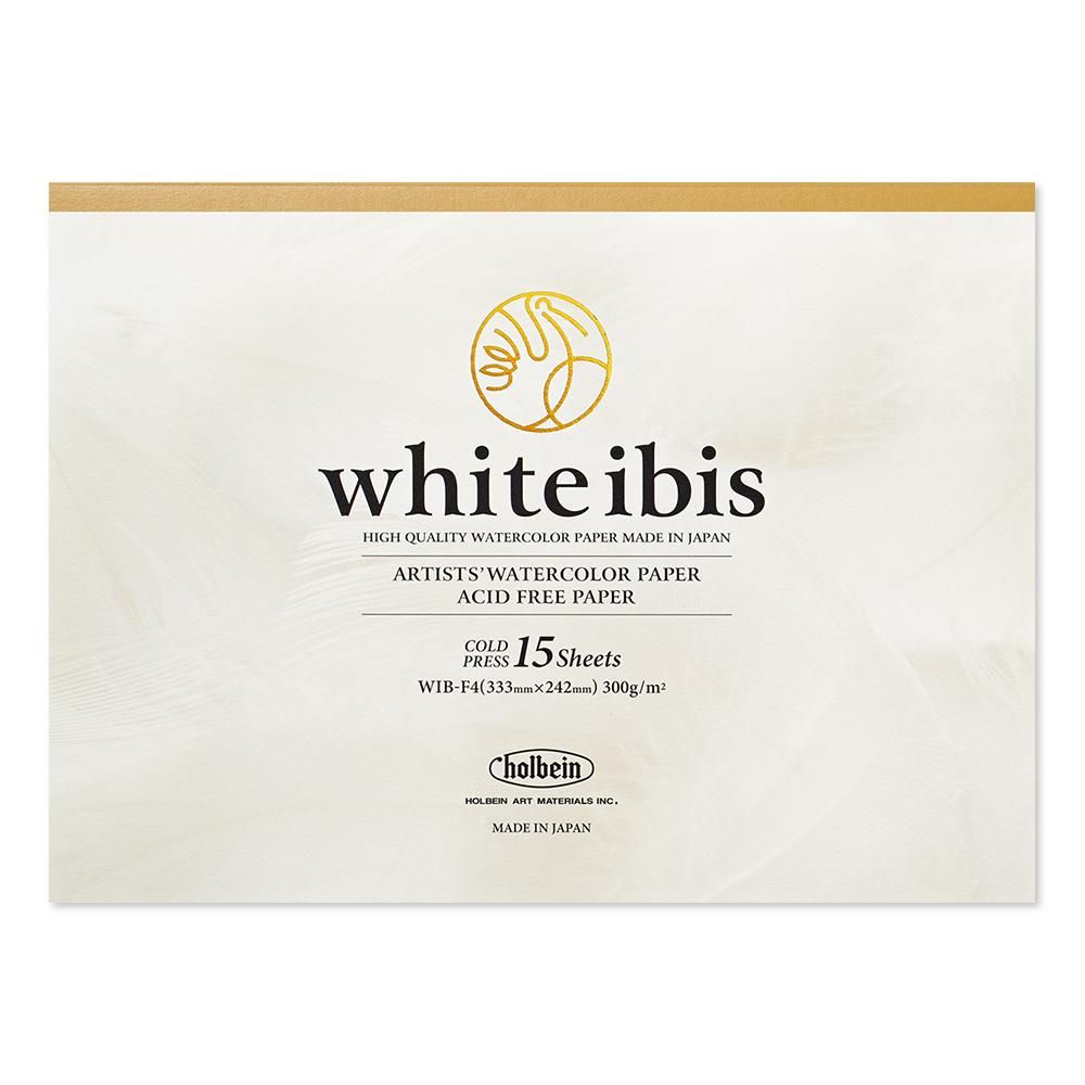 ホワイトアイビス水彩紙 ブロック 300g 中目 WIB-F4