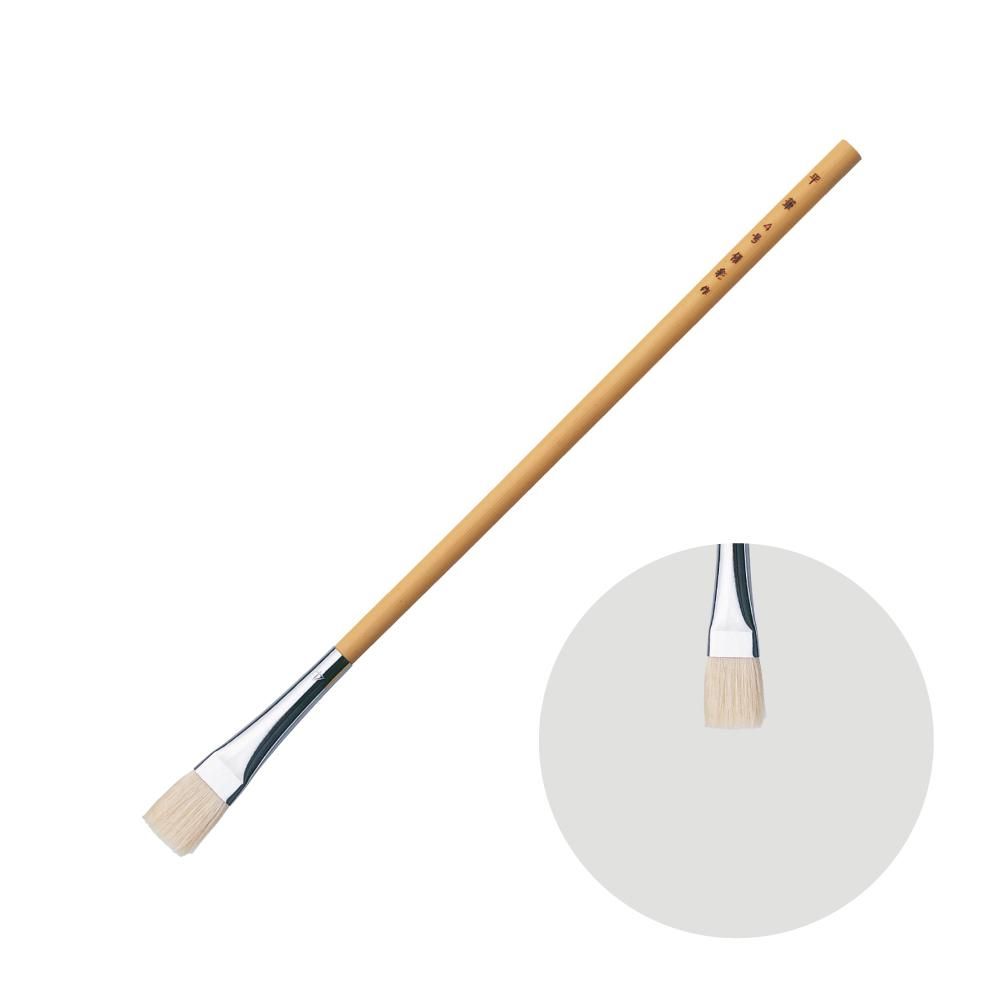 日本画筆 優彩 平筆 4号