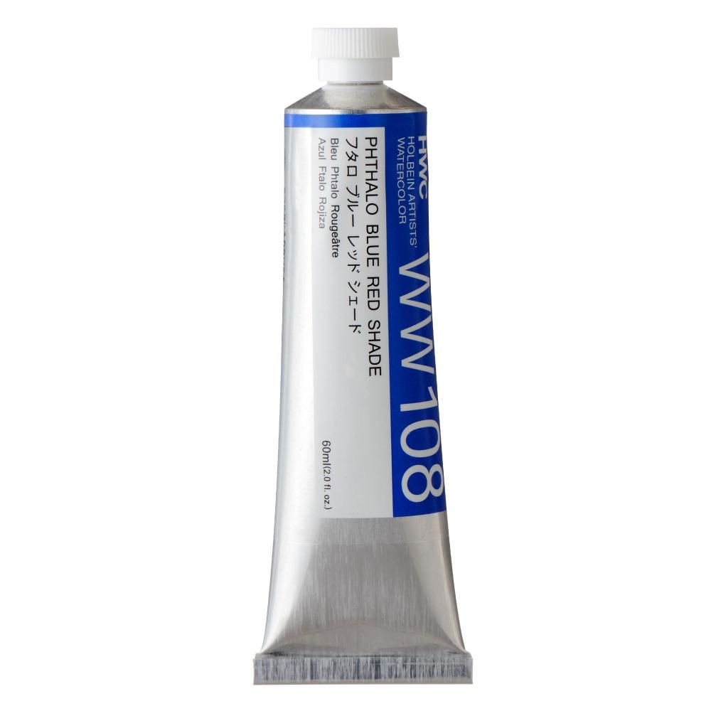 透明水彩絵具 60ml WW108 フタロ ブルー レッド シェード