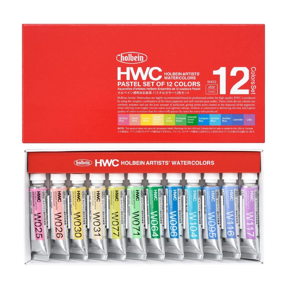 ホルベイン 透明水彩絵具 5ml 108色セット W422 絵の具 - 絵具、顔料