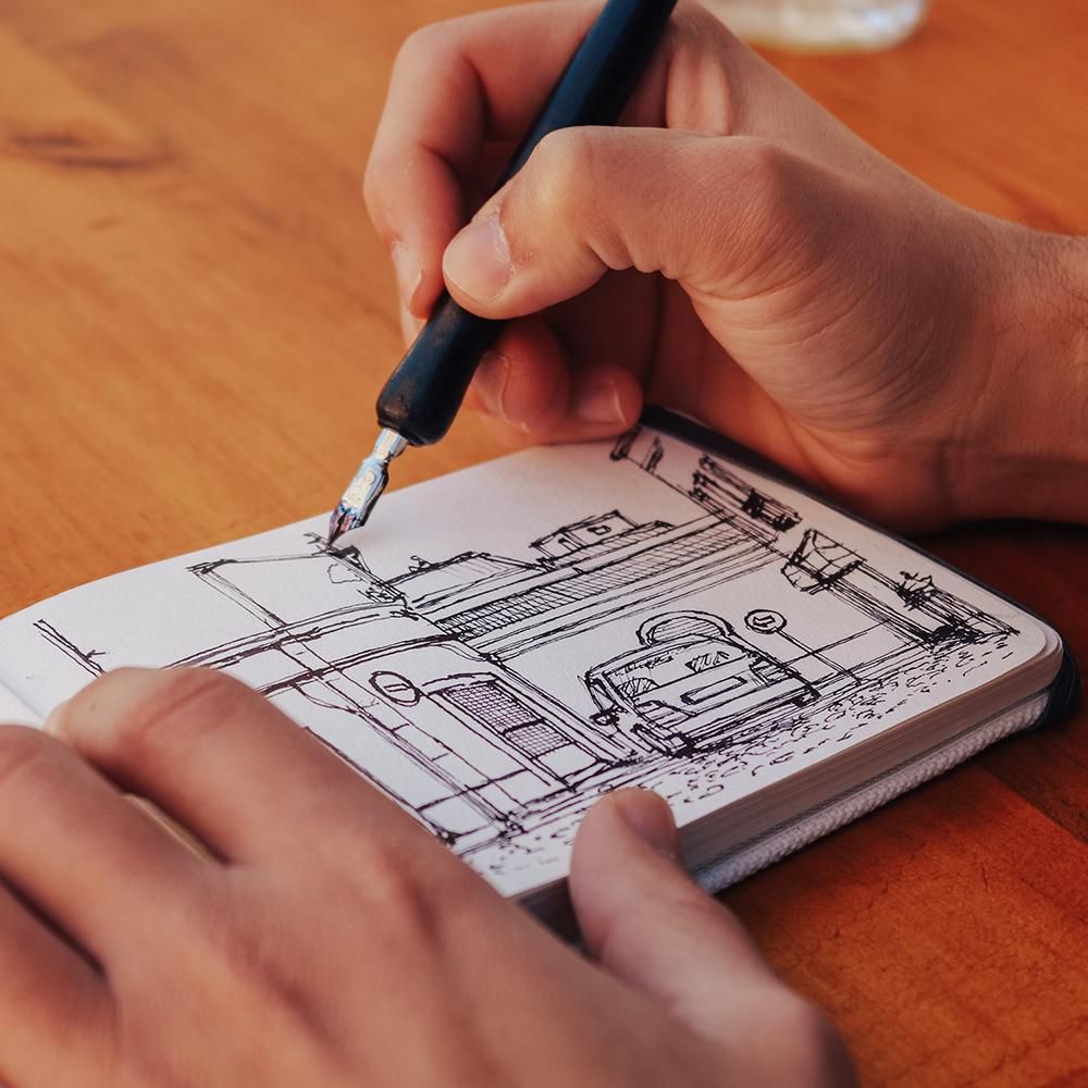 Etchr スケッチブック 細目 A6