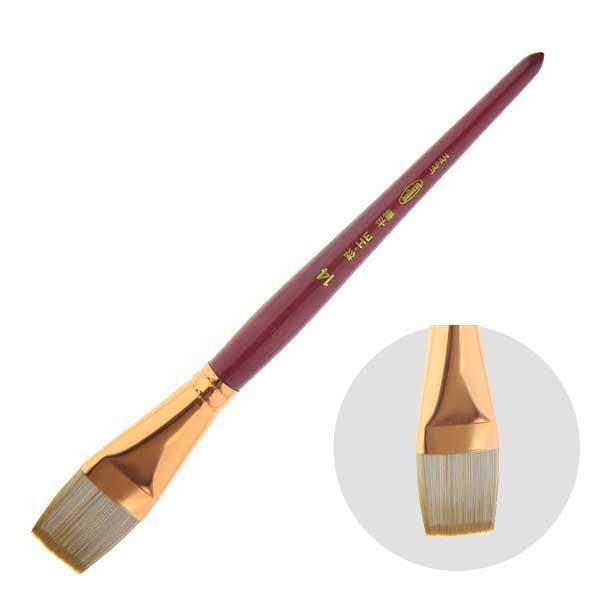 日本画仕立画筆 彩-HE 平筆 14号