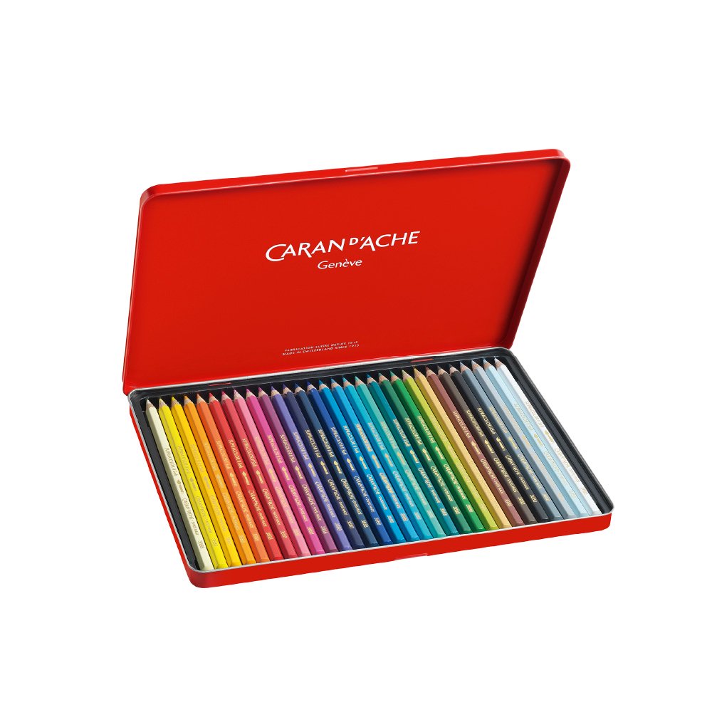 カランダッシュ 鉛筆 スプラカラーソフト 80色木箱入 3888-480 - 筆記用具