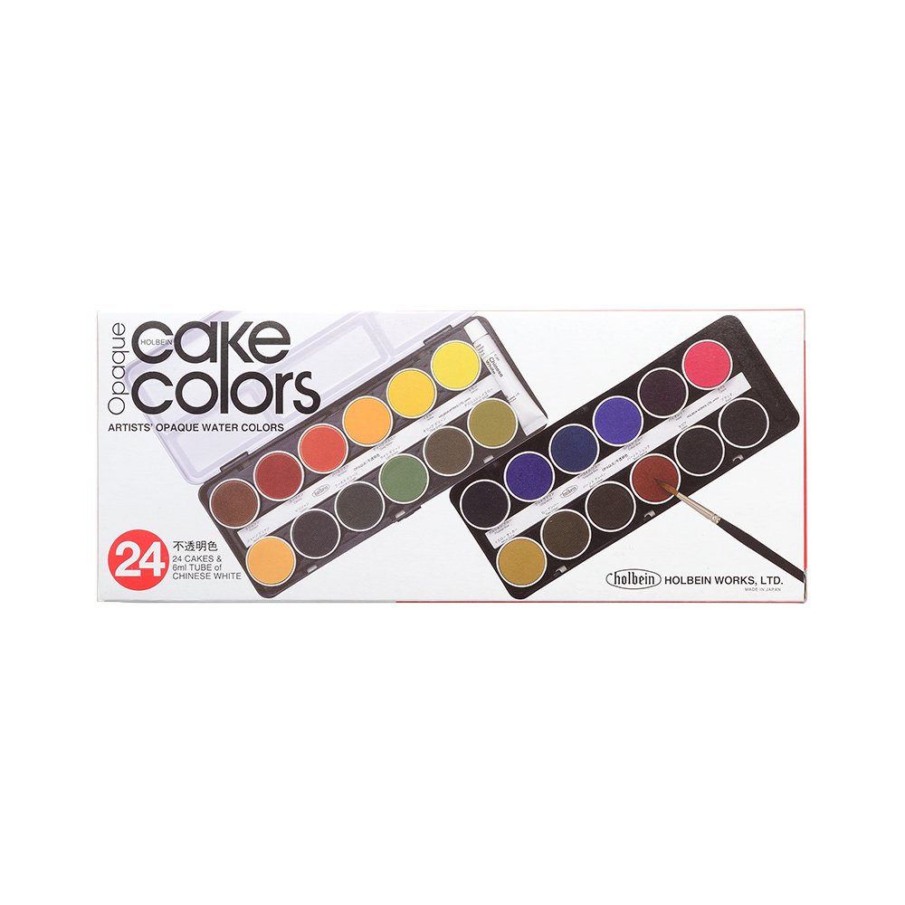 ホルベイン cakecolors 不透明 24色