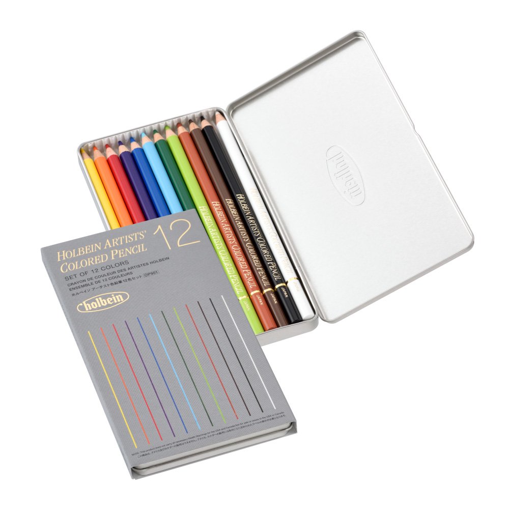 Holbein Colored Pencil Set 12 Design