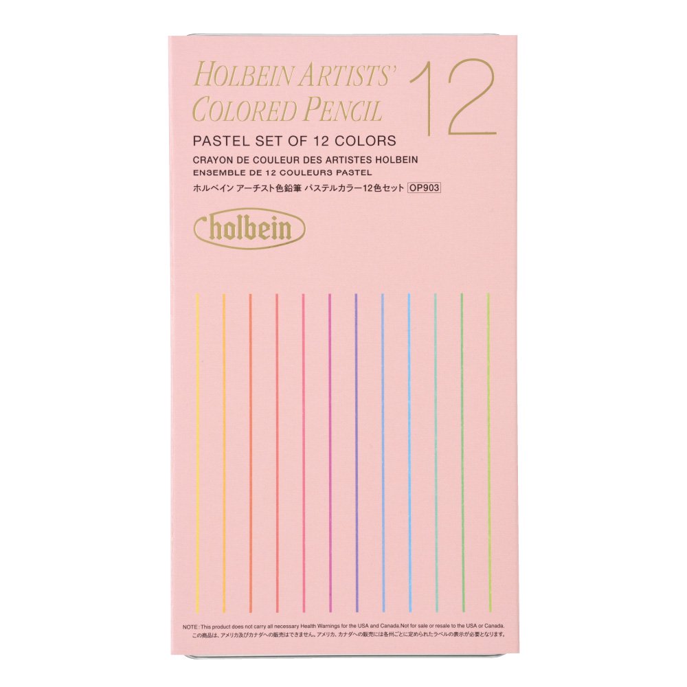 Holbein Colored Pencil Set 12 Design