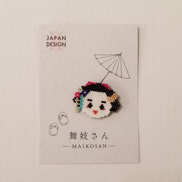 TOHOデザイン JDB-11 JAPAN DESIGN BROOCH （舞妓さん） - アイコ