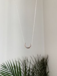 sv925 crescent moon necklace