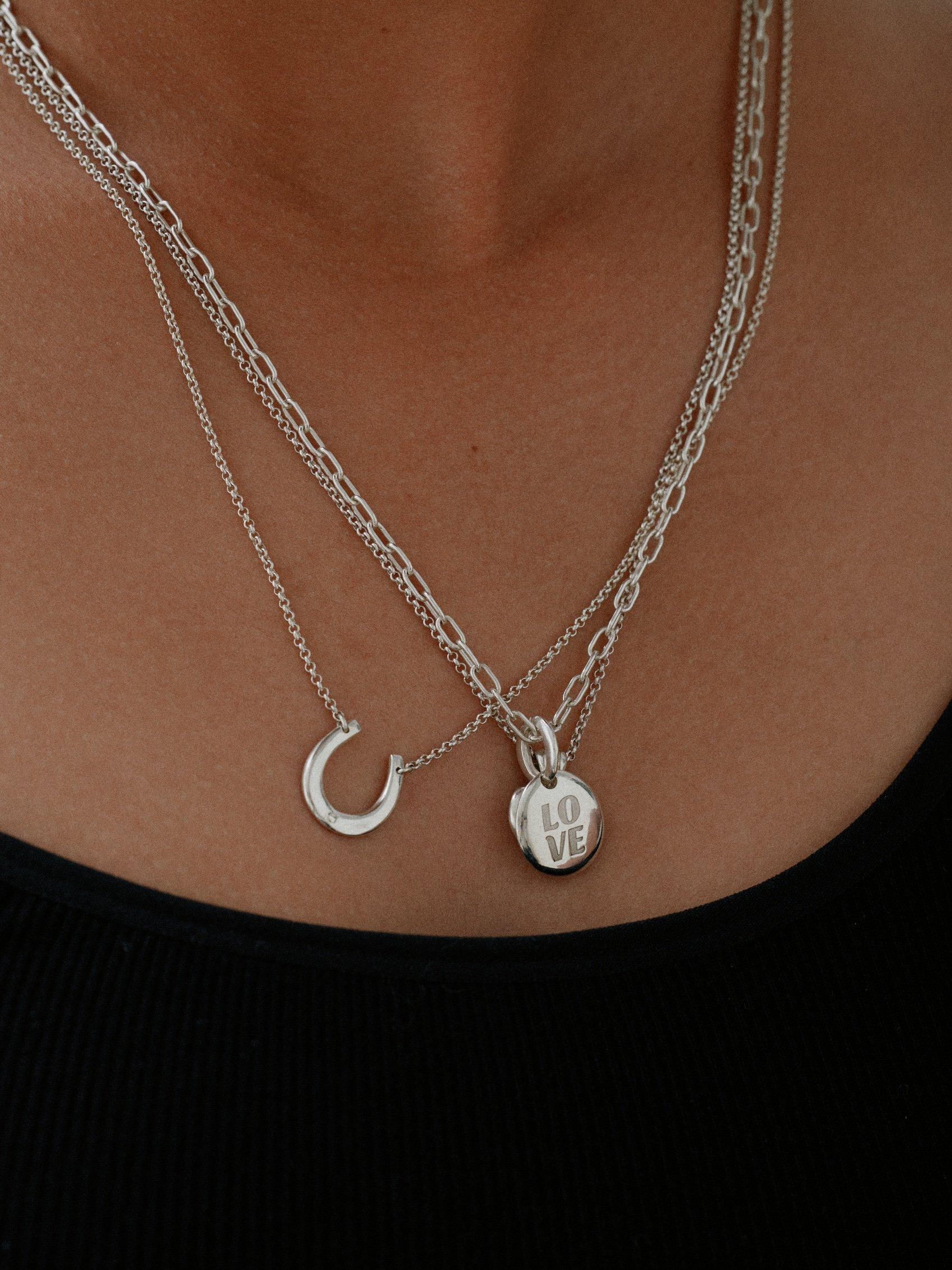 直販 yoaa♡ sv925 Heart necklace 定価￥18,000 - レディース