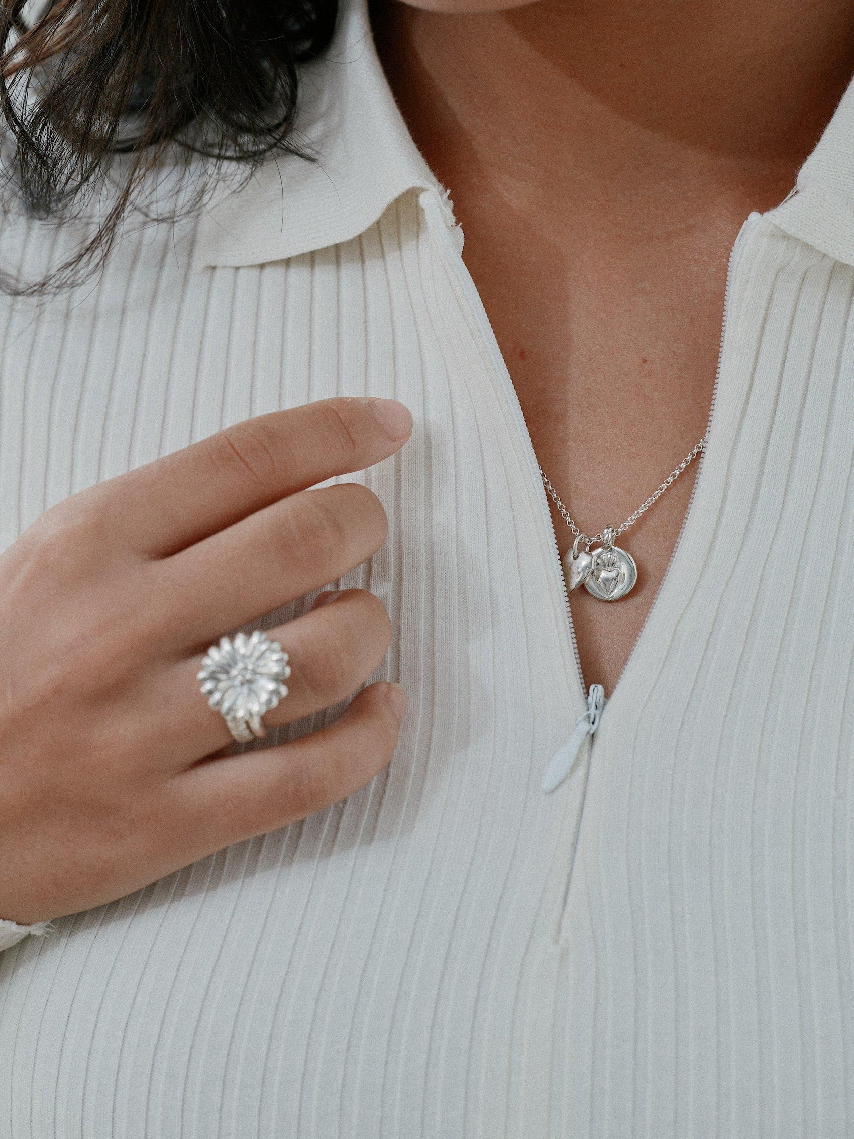SILVER925　ILoveArizona♡ILoveNavajo♡ 四葉のearring S silver925 LJ24039P 18G LJ24040P 16G lucky