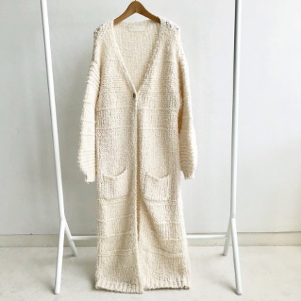 TODAYFUL Boucle Knit Gown ガウン ロング丈 38 - カーディガン/ボレロ