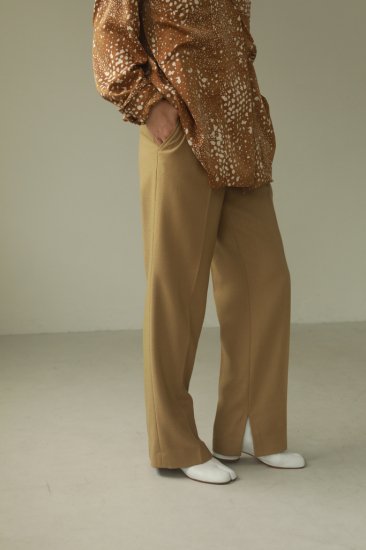 Georgette Slit Pants/TODAYFUL12020718 - Select Shop Loozel