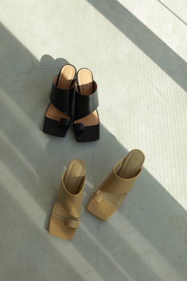 Squaretoe Leather Sandals/TODAYFUL12111039 - Select Shop Loozel