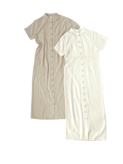 Oval Line Dress〈20-440248〉AgAwd - Select Shop Loozel