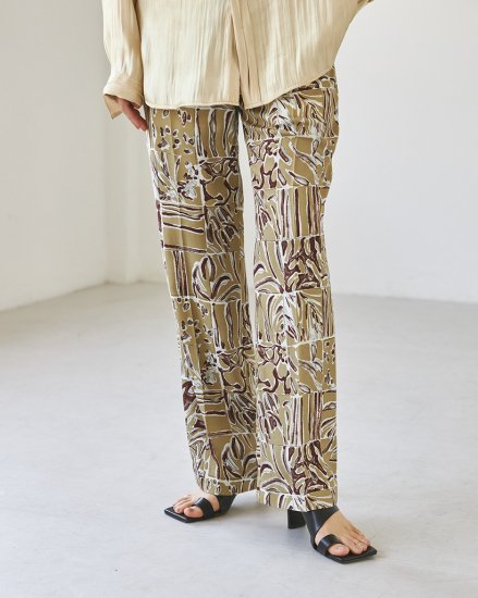 Patchwork Pattern Trousers/TODAYFUL12120706 - Select Shop Loozel