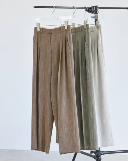 Herringbone Wide Trousers/TODAYFUL12120722 - Select Shop Loozel