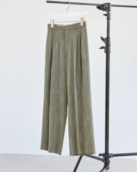 Herringbone Wide Trousers/TODAYFUL12120722 - Select Shop Loozel