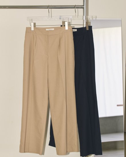 Dobby Linen Trousers - カジュアルパンツ