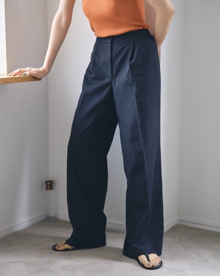 Dobby Linen Trousers/TODAYFUL12110701 - Select Shop Loozel