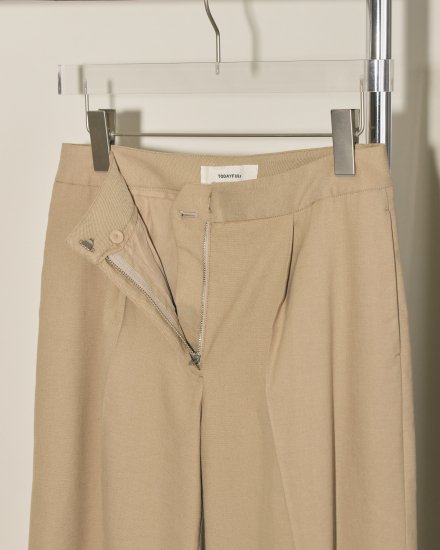 Dobby Linen Trousers/TODAYFUL12110701 - Select Shop Loozel