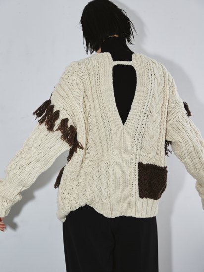 Patchwork Hand Knit/TODAYFUL12220508 - Select Shop Loozel