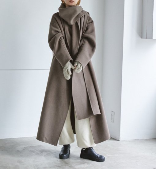 Stole Wool Coat/TODAYFUL12220005 - Select Shop Loozel