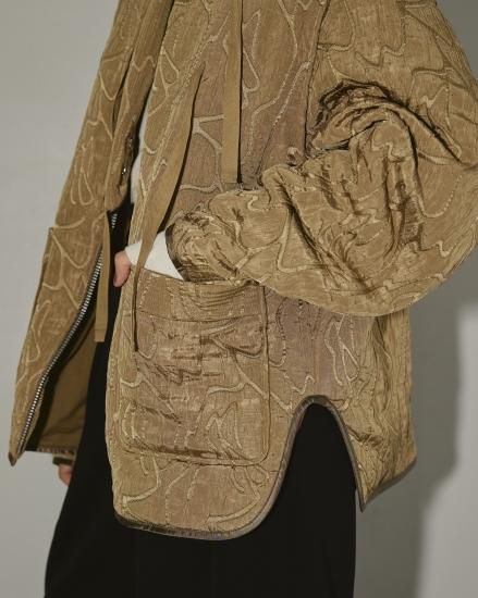 ブランド品専門の TODAYFUL Jacquard Piping Blouson ブラック 36