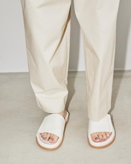 TODAYFUL Leather Slide Sandals レザーサンダル