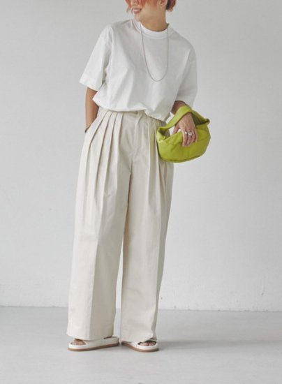 Tuck Tapered Trousers/TODAYFUL12310706 - Select Shop Loozel