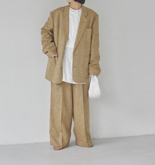 Boyfriend Linen Jacket/TODAYFUL12310102 - Select Shop Loozel