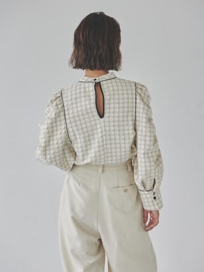 todayful Openshoulder Jacquard Blouse | www.innoveering.net